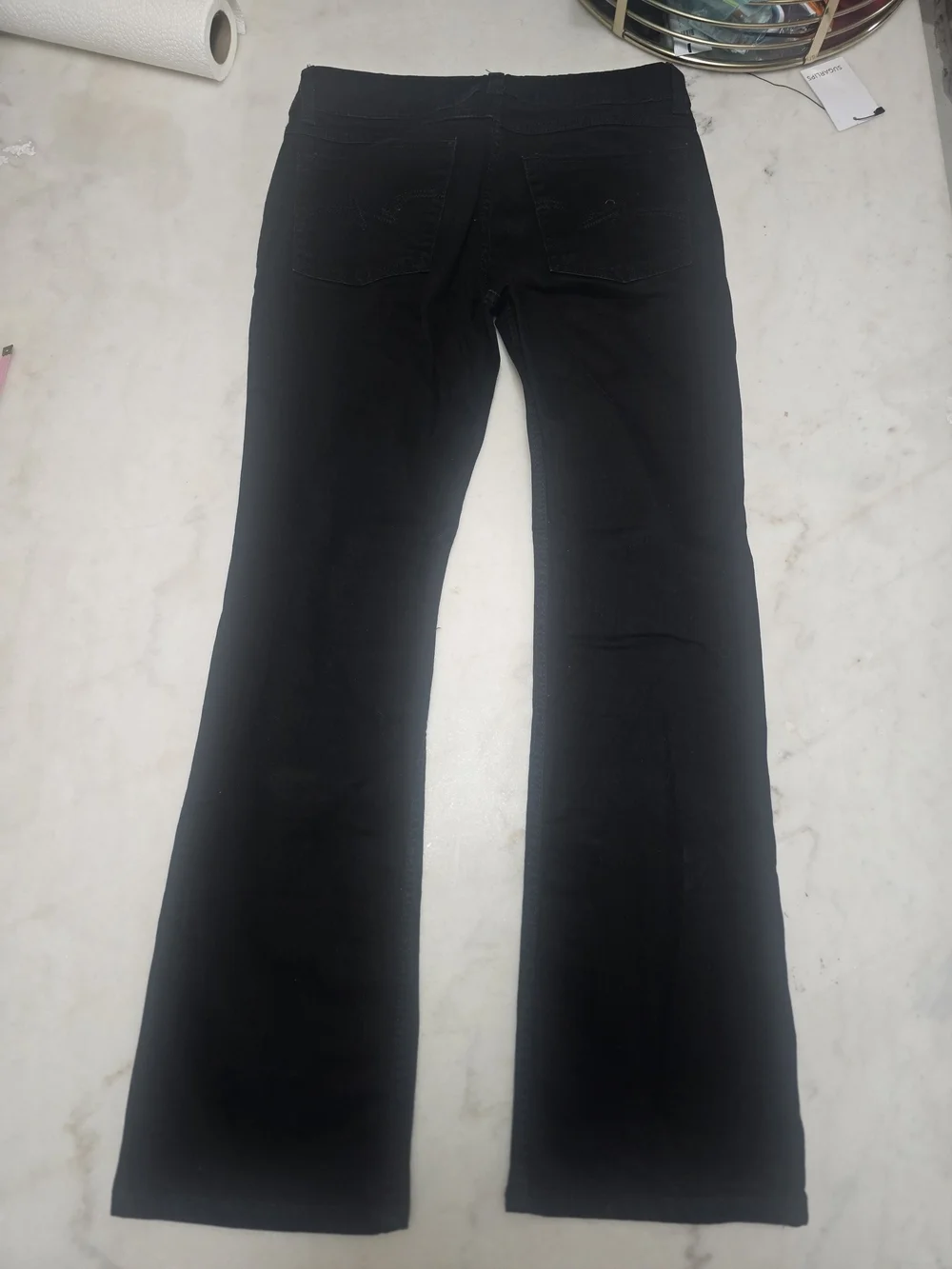 Wrangler Women's Black Straight-Leg Jeans